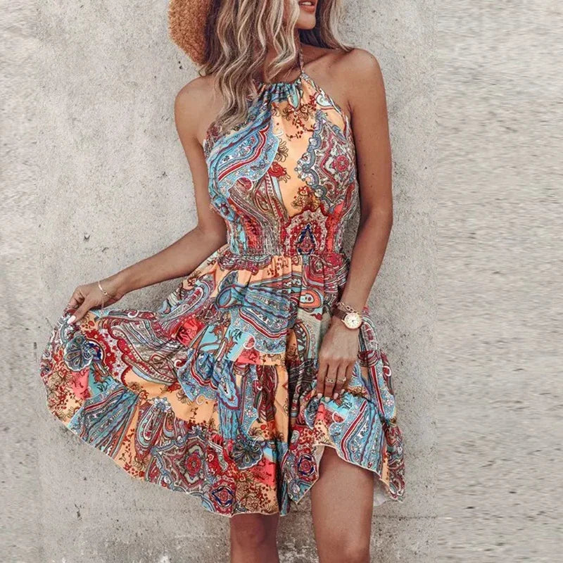 Angela™ - Vestito Hhalter Elegante e alla Moda