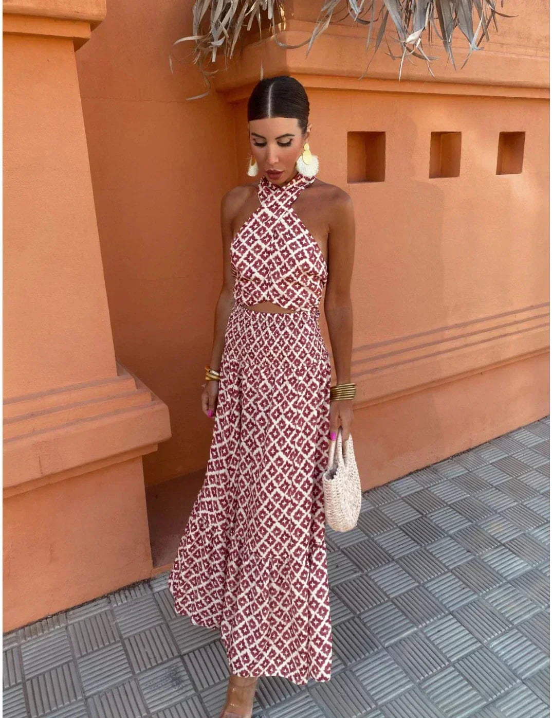 Raffaella™ | Elegante Abito a Spalle Scoperte per un Look Raffinato