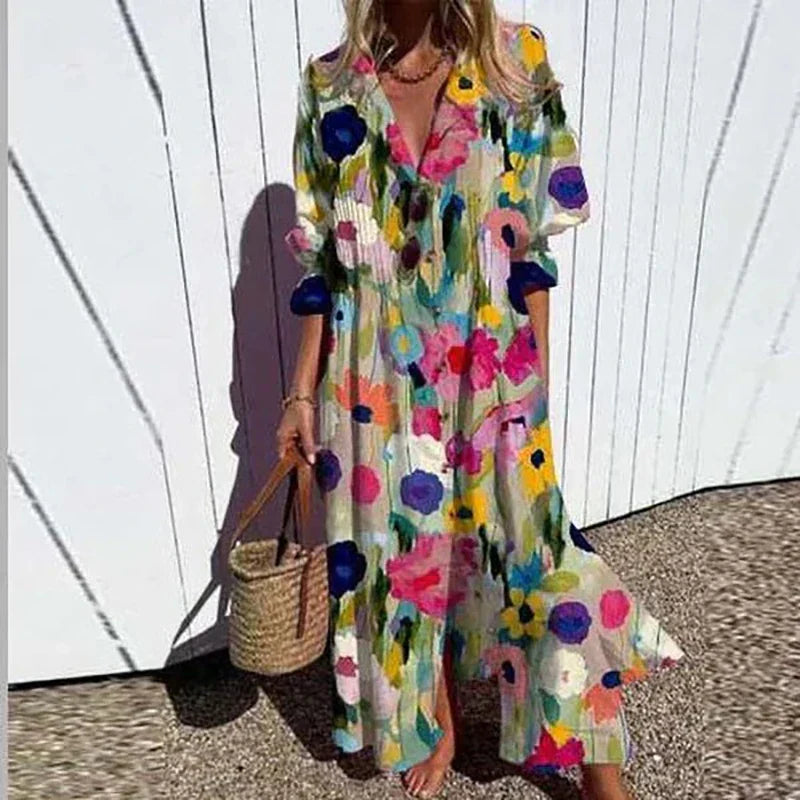 DIARA | Abito Bohemien di Lusso per la Primavera