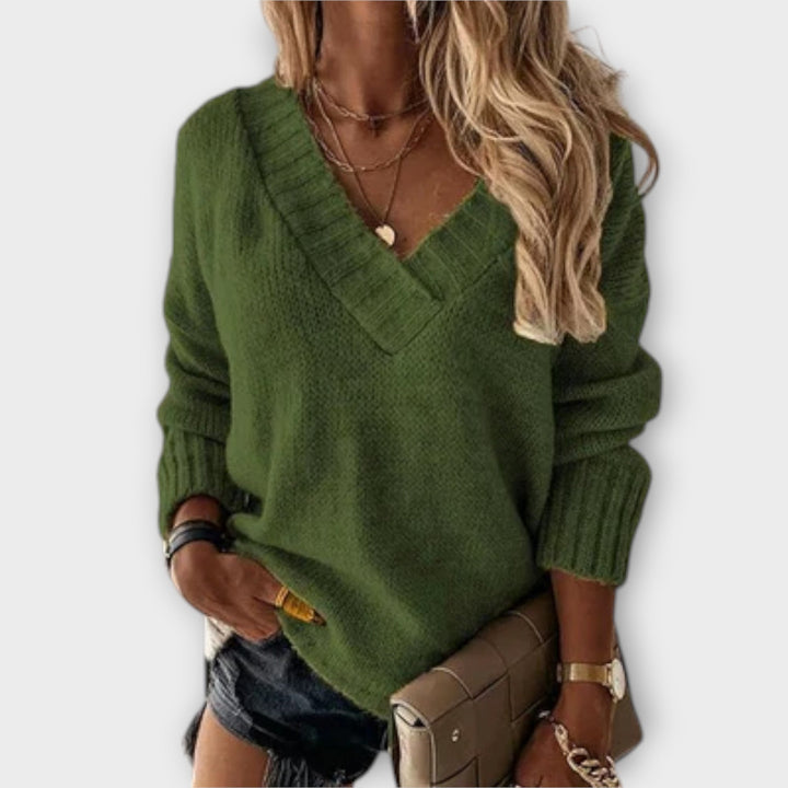 Jane | Maglione V-Neck Accogliente