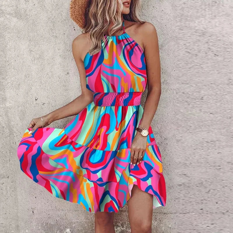 Angela™ - Vestito Hhalter Elegante e alla Moda
