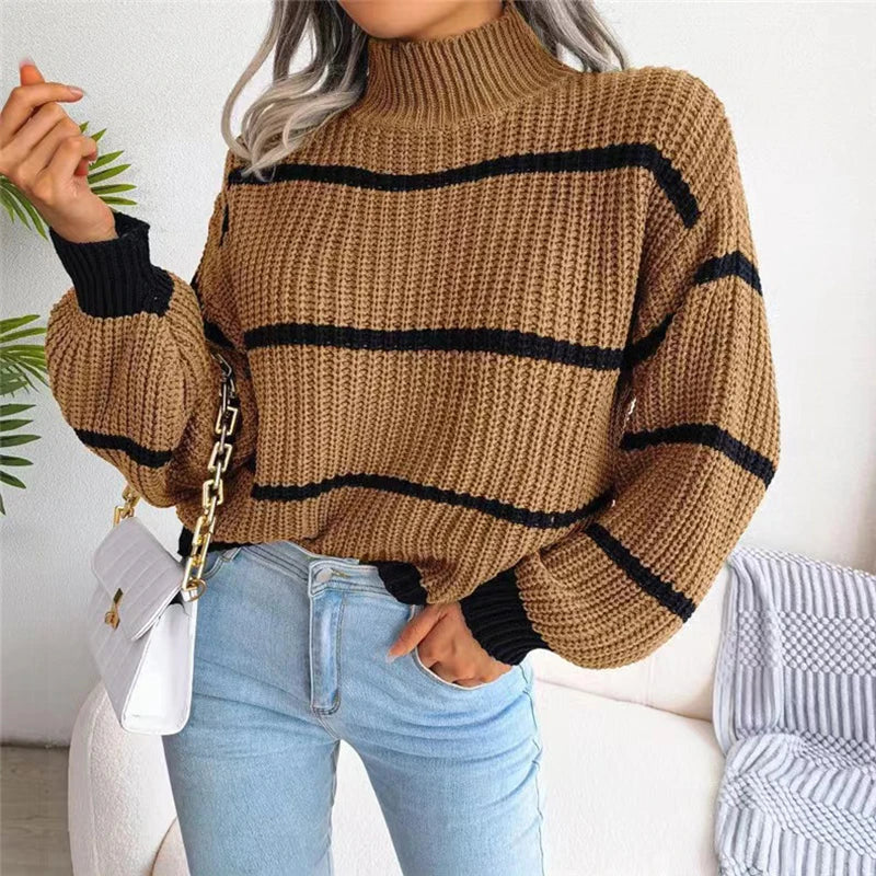 Sarah | Maglione a Collo Alto Couture