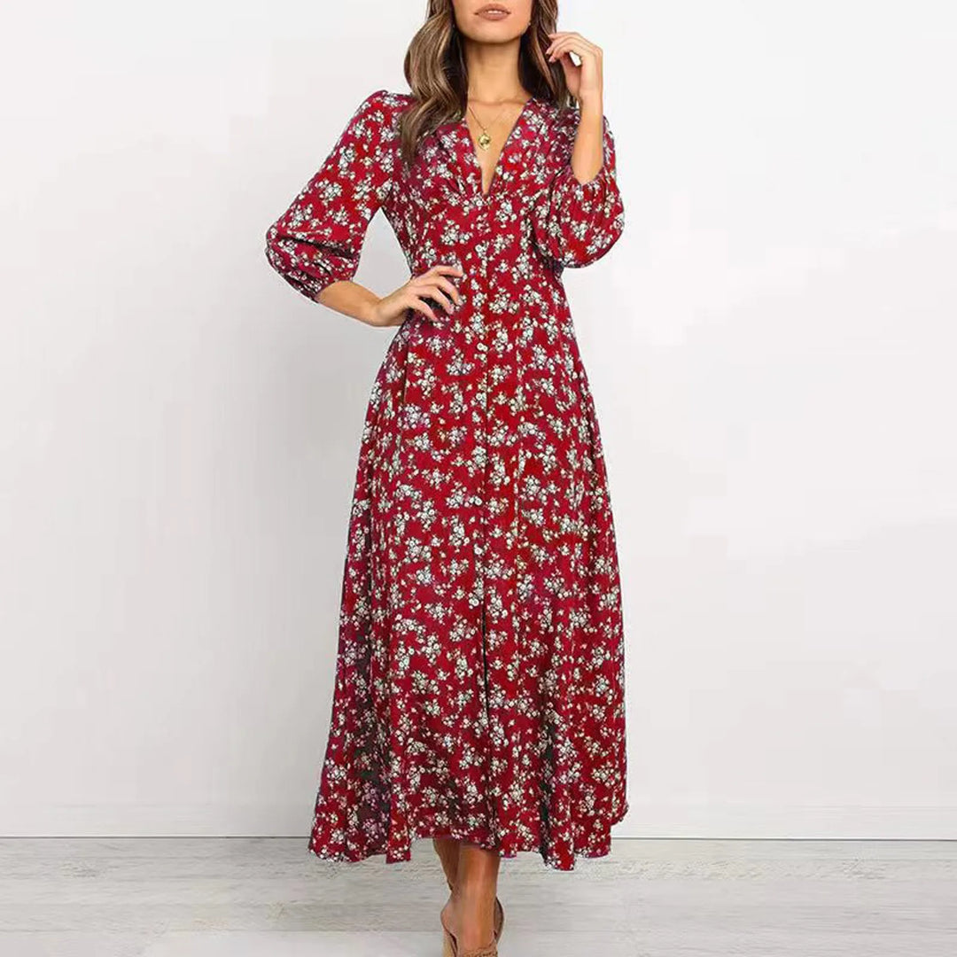 Melina | Elegante Abito Boho che Esalta la Tua Femminilità