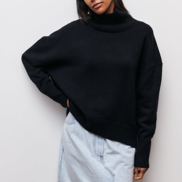 Katrielle | Maglione Collo Alto Confortevole