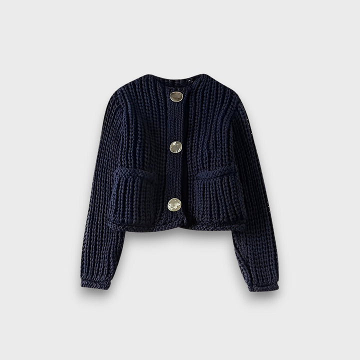 Moretta – Cardigan corto in maglia chunky