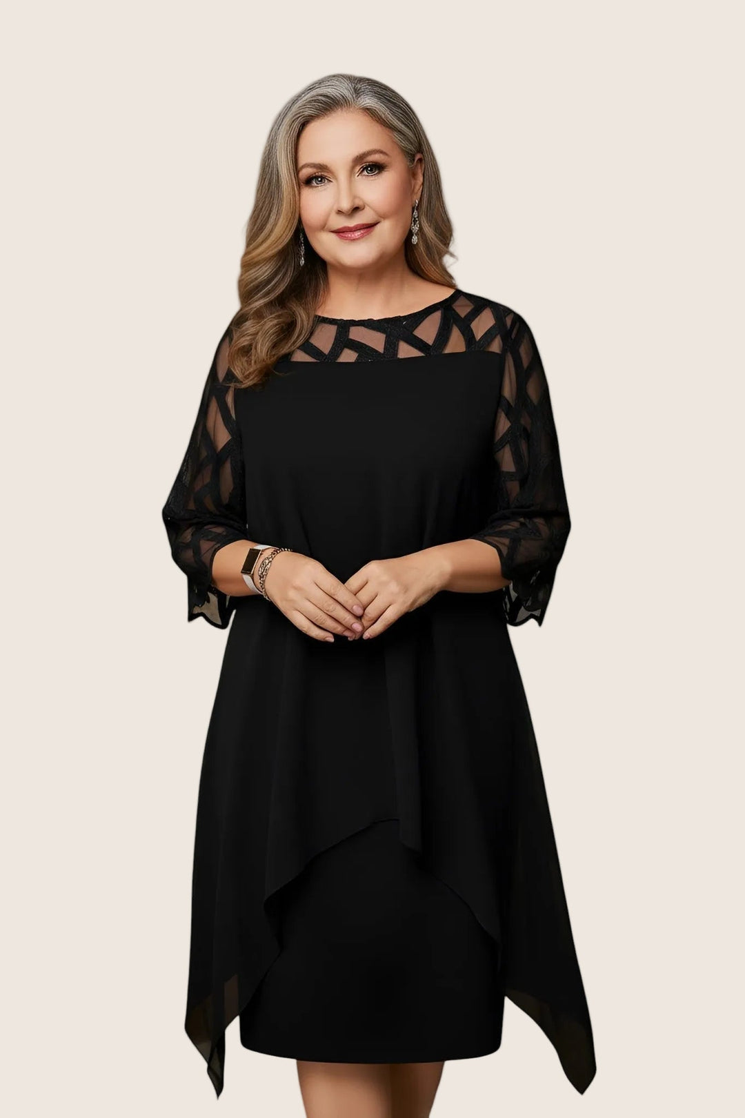 Elara | Abito midi elegante e confortevole