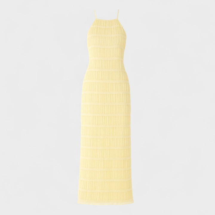 ADELINE - Vestito lungo con scollo a halter
