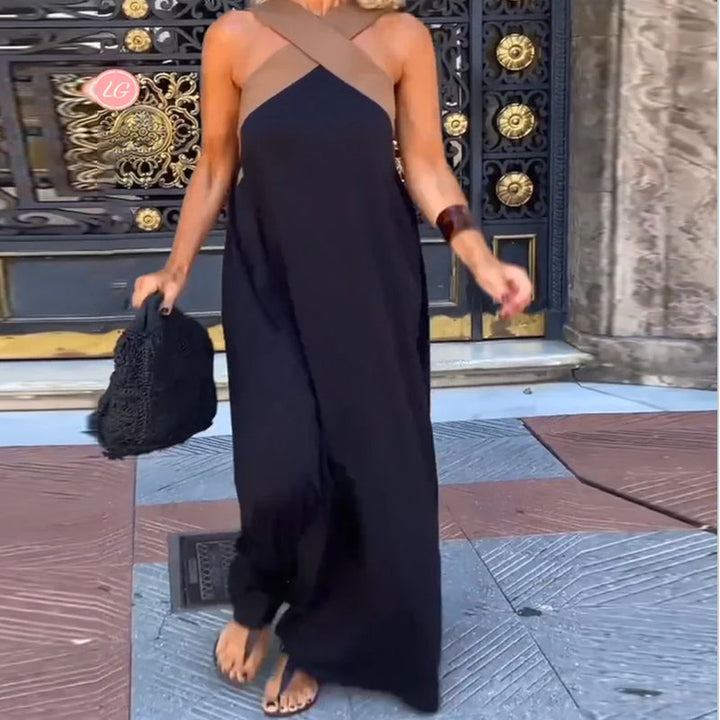 Anne | Abito elegante con scollo incrociato per un look raffinato