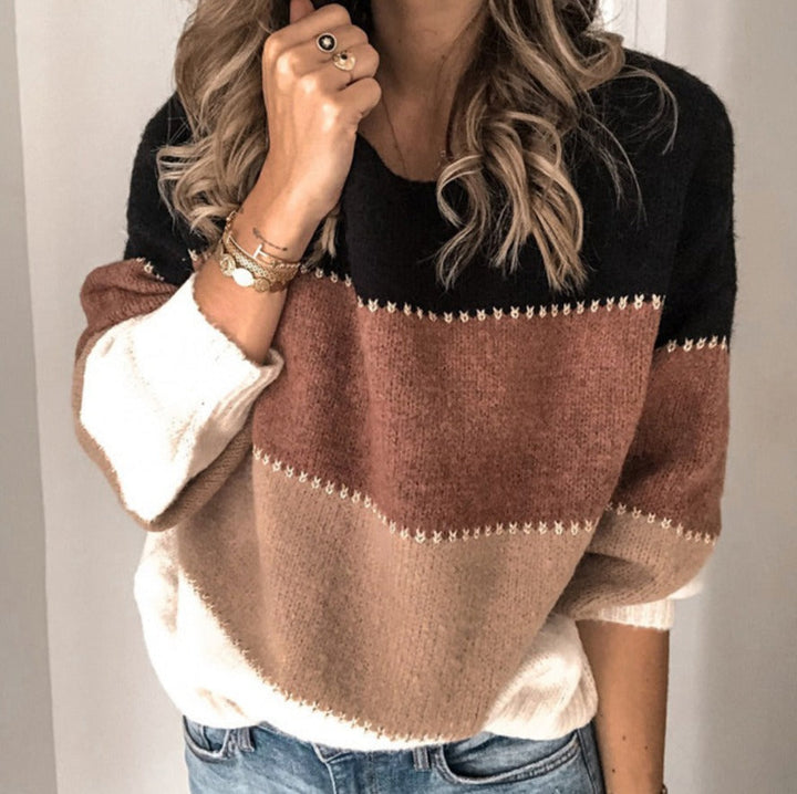Erika | Maglione a Righe Confortevole