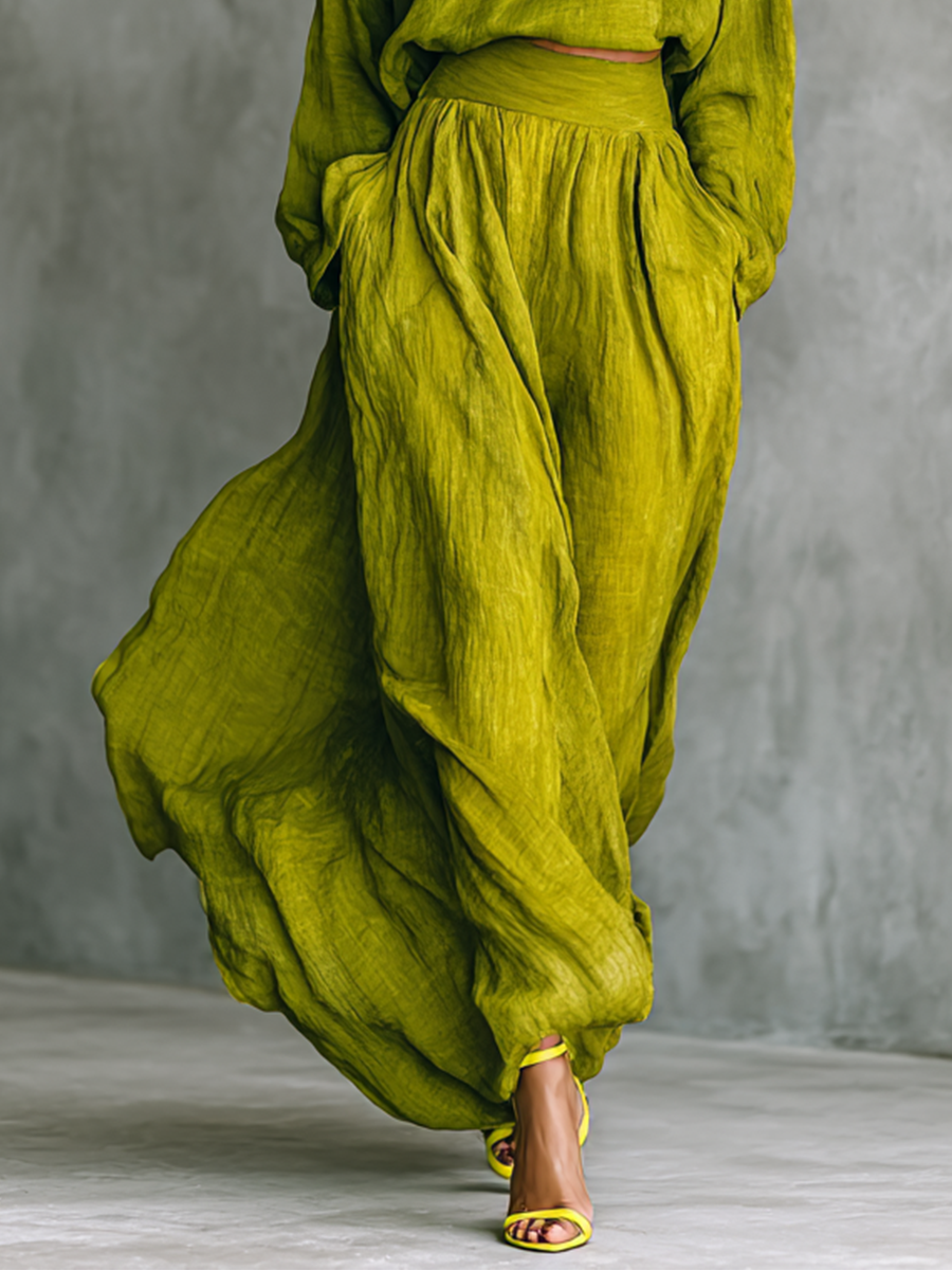 Mariela | Completo da donna verde
