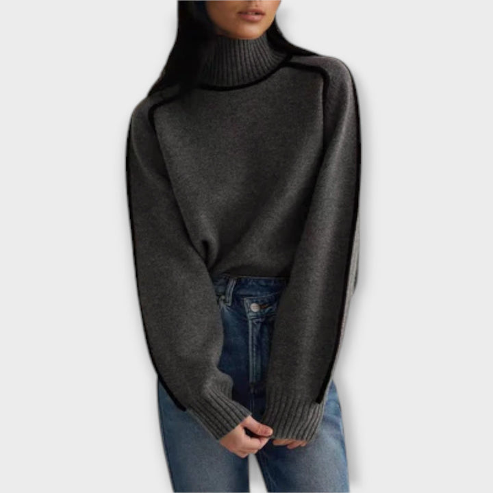 Emilie | Maglione a Collo Alto Morbido ed Elegante