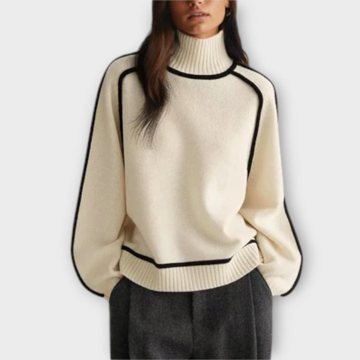 Emilie | Maglione a Collo Alto Morbido ed Elegante