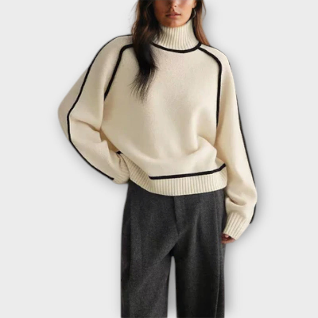 Emilie | Maglione a Collo Alto Morbido ed Elegante