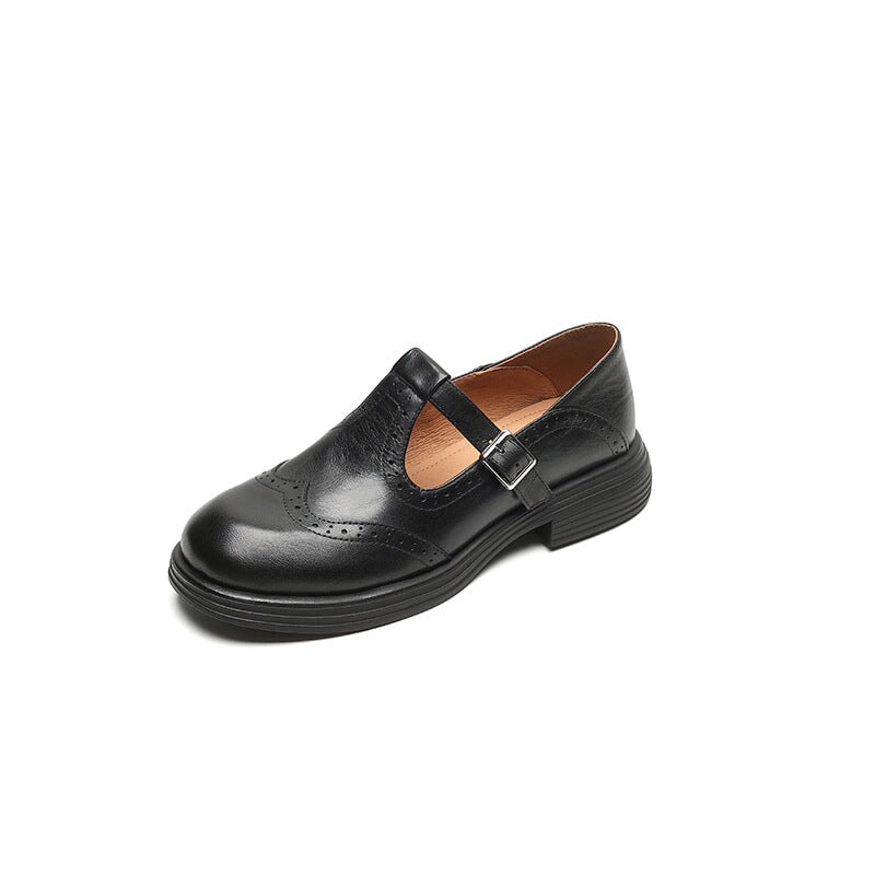 Elvara | Eleganti Mary Jane in Pelle