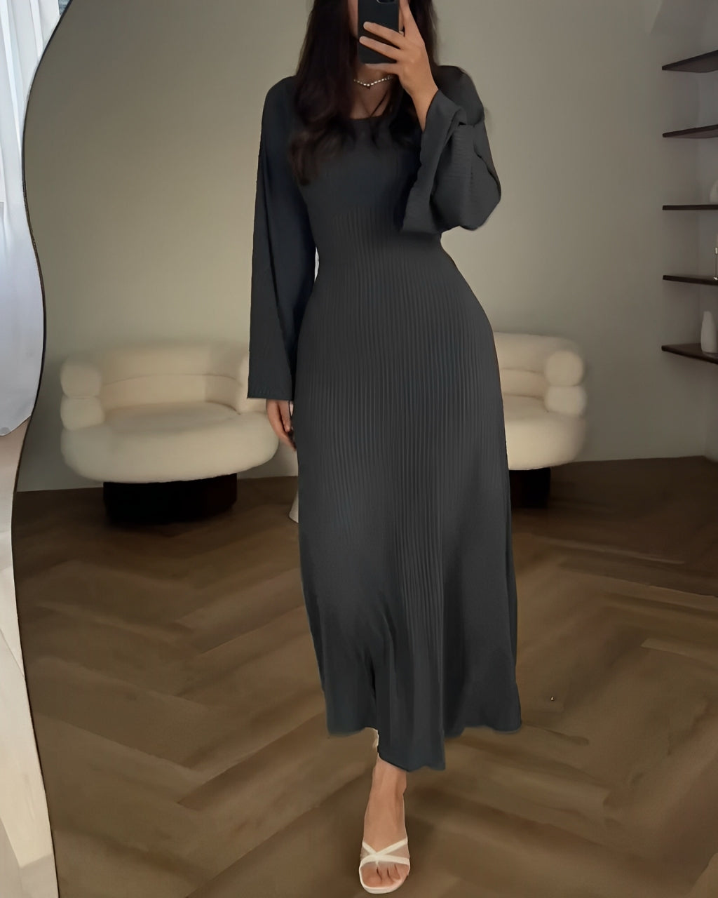Abito Maxi in Maglia Elegante