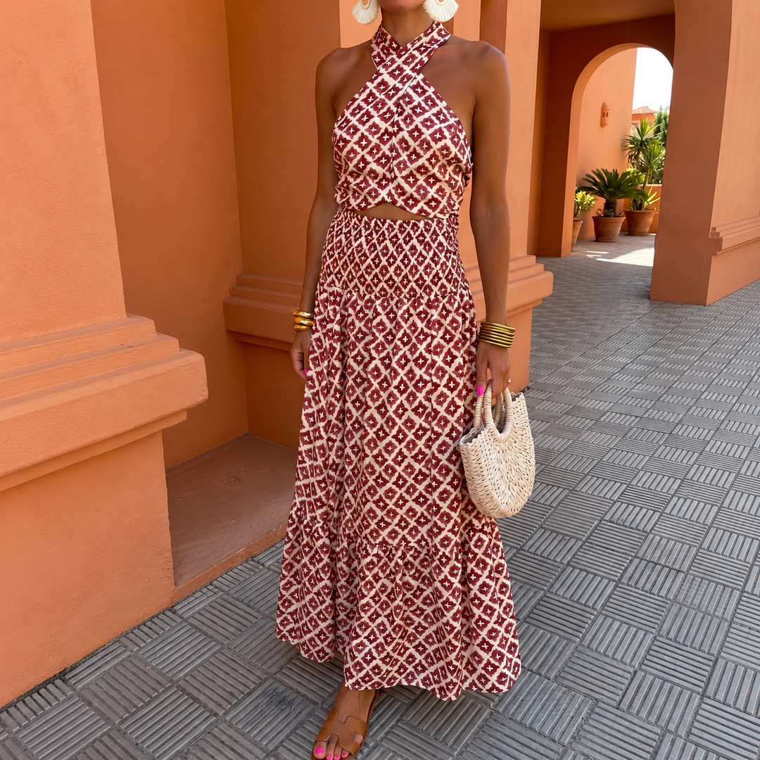 Elsa | Completo Elegante con Design Spalle Scoperte