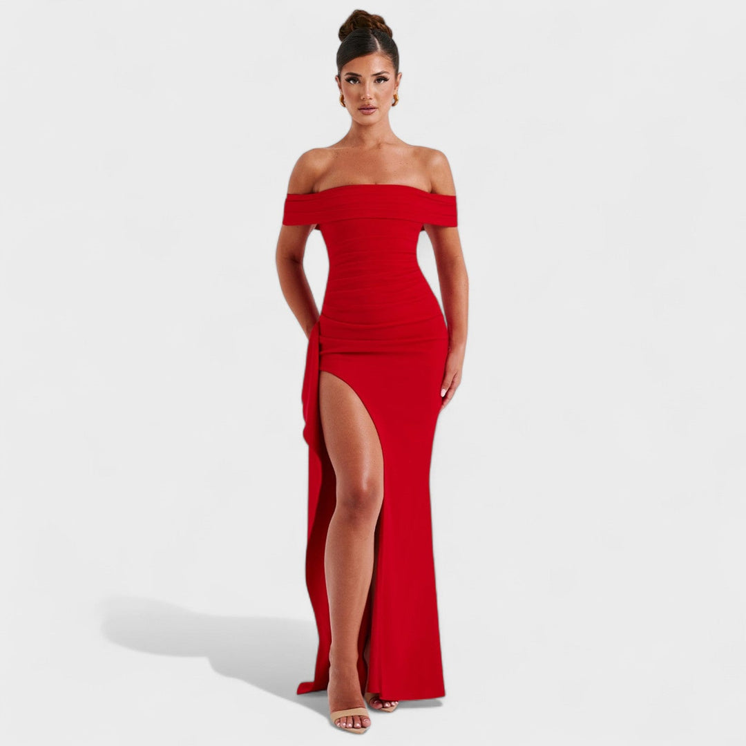 Joyce – Vestito Bardot Lungo