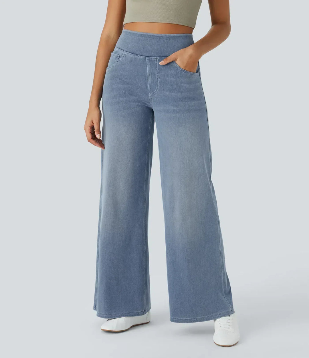 Evie™ | Pantaloni Elasticizzati Comodi con Vita Alta