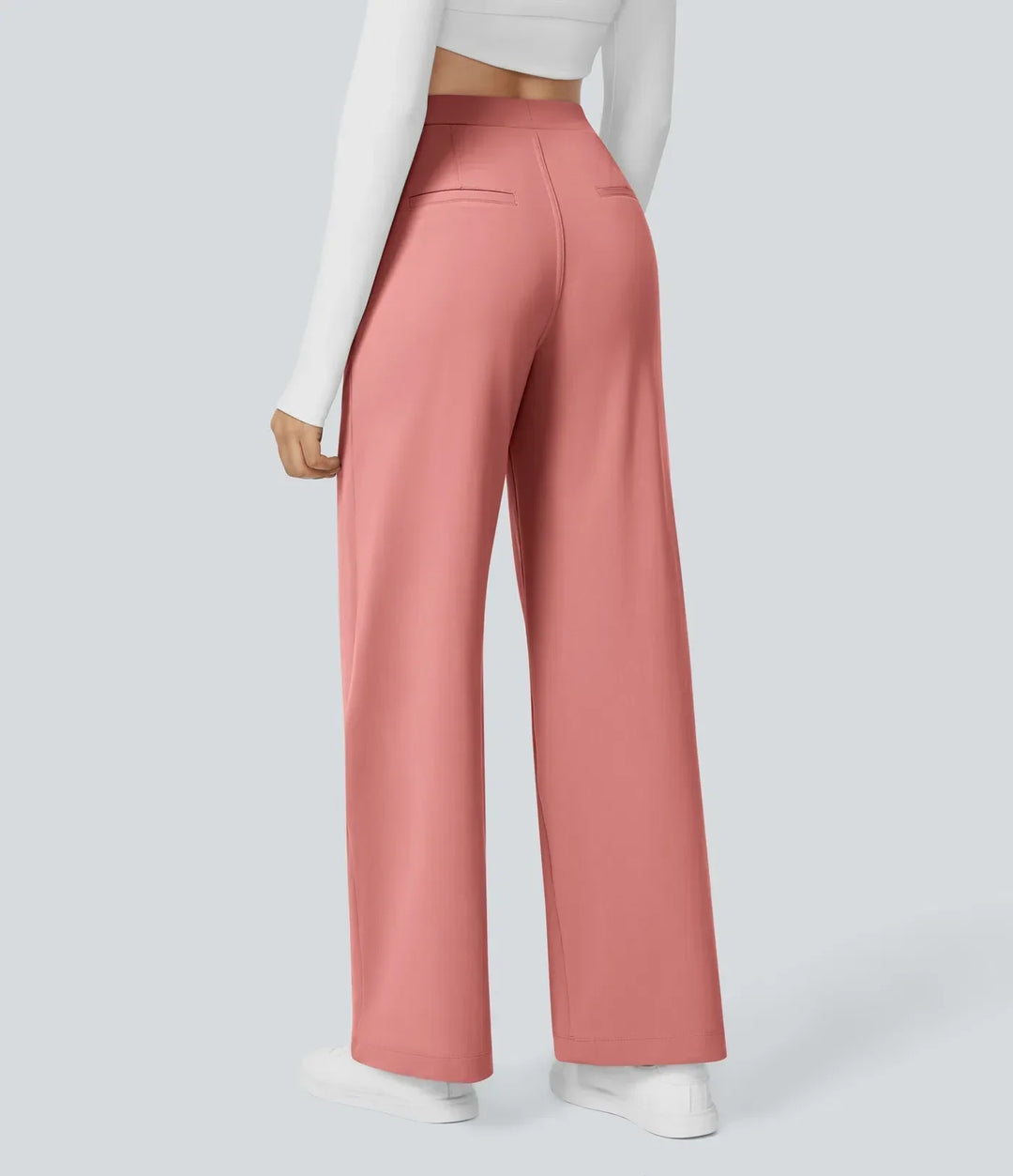 Pantaloni Svasati ColaTek Air™ con Vita Alta e Tasche con Zip Laterali
