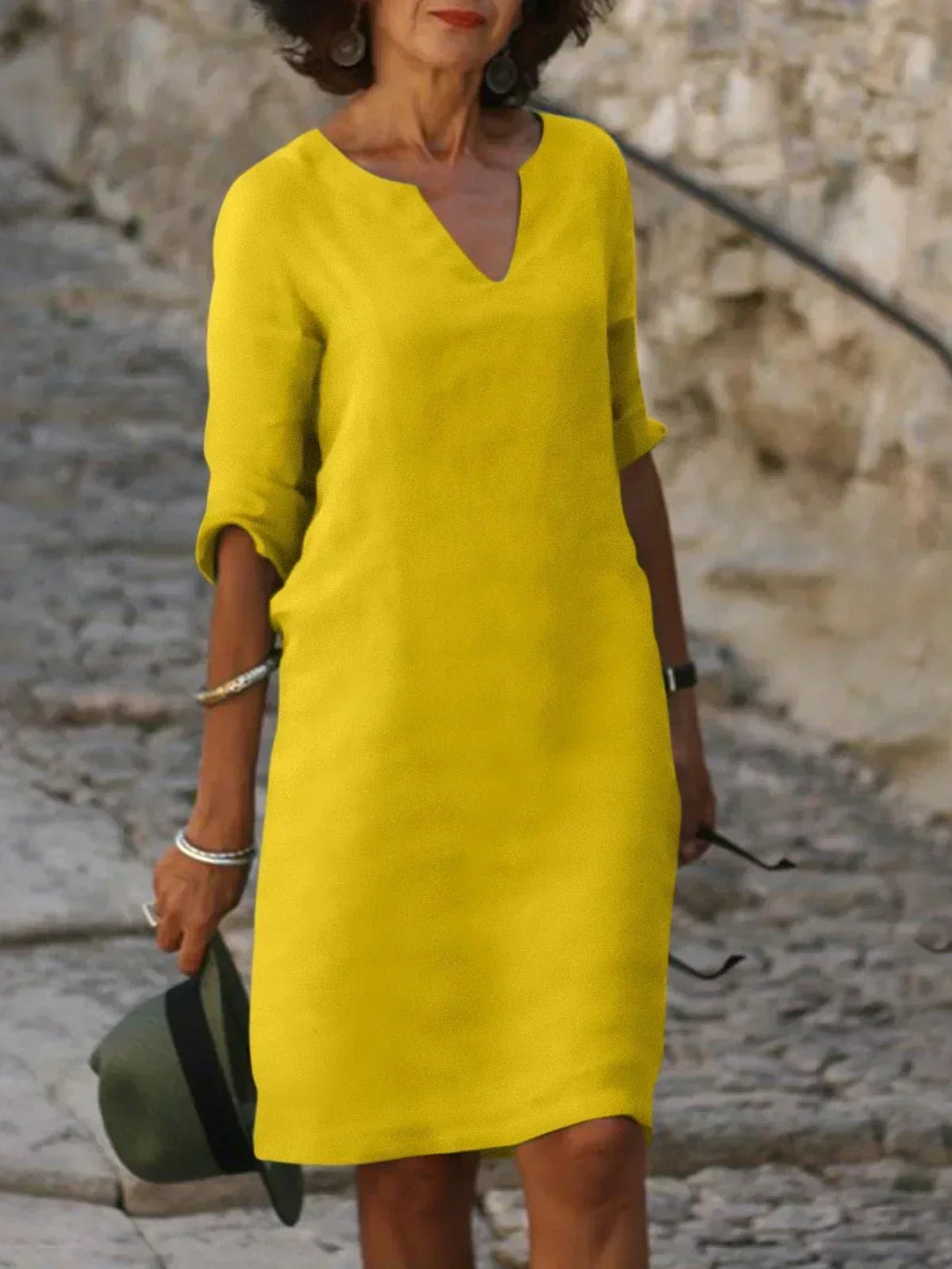 Josette™ | Abito Elegante con Scollatura a V
