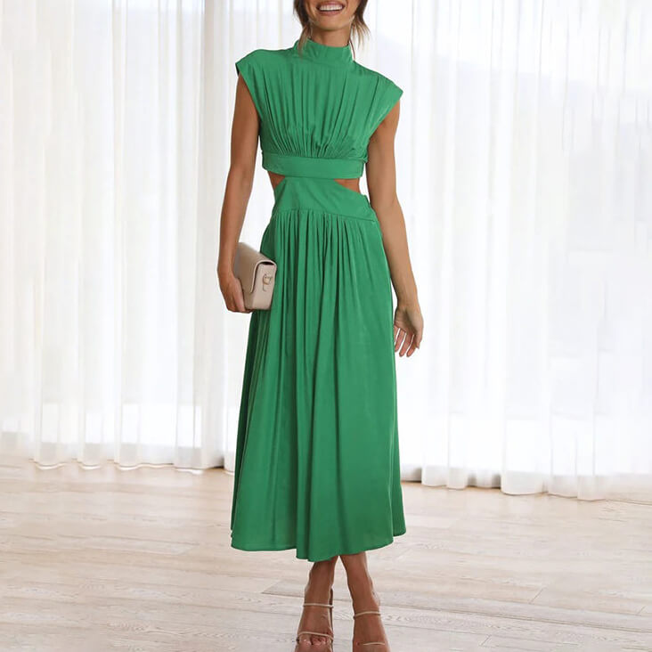 Diana™ | Abito Plissettato Chic