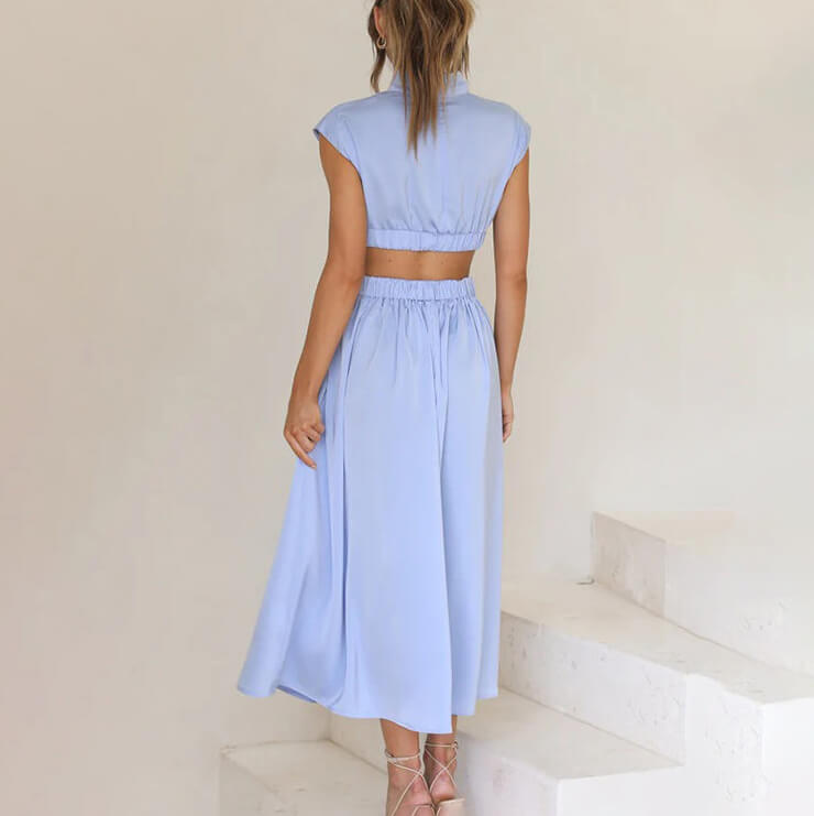 Diana™ | Abito Plissettato Chic